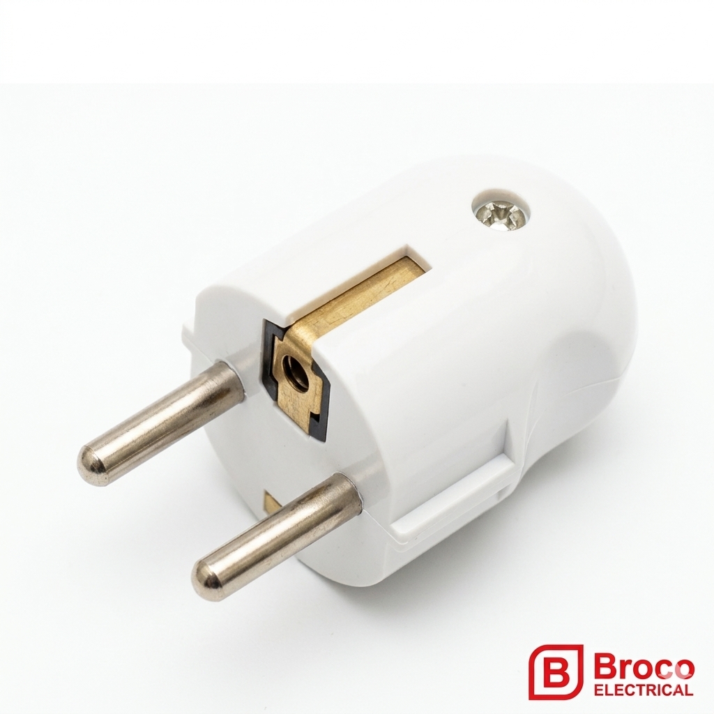 Broco Steker Arde New Gee Putih Kepala Colokan Bulat 13310
