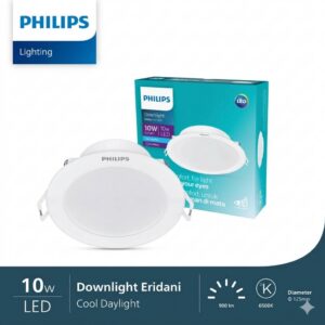 Philips LED Downlight Eridani 10W Putih Kuning 6500K 3000K DL190B Original