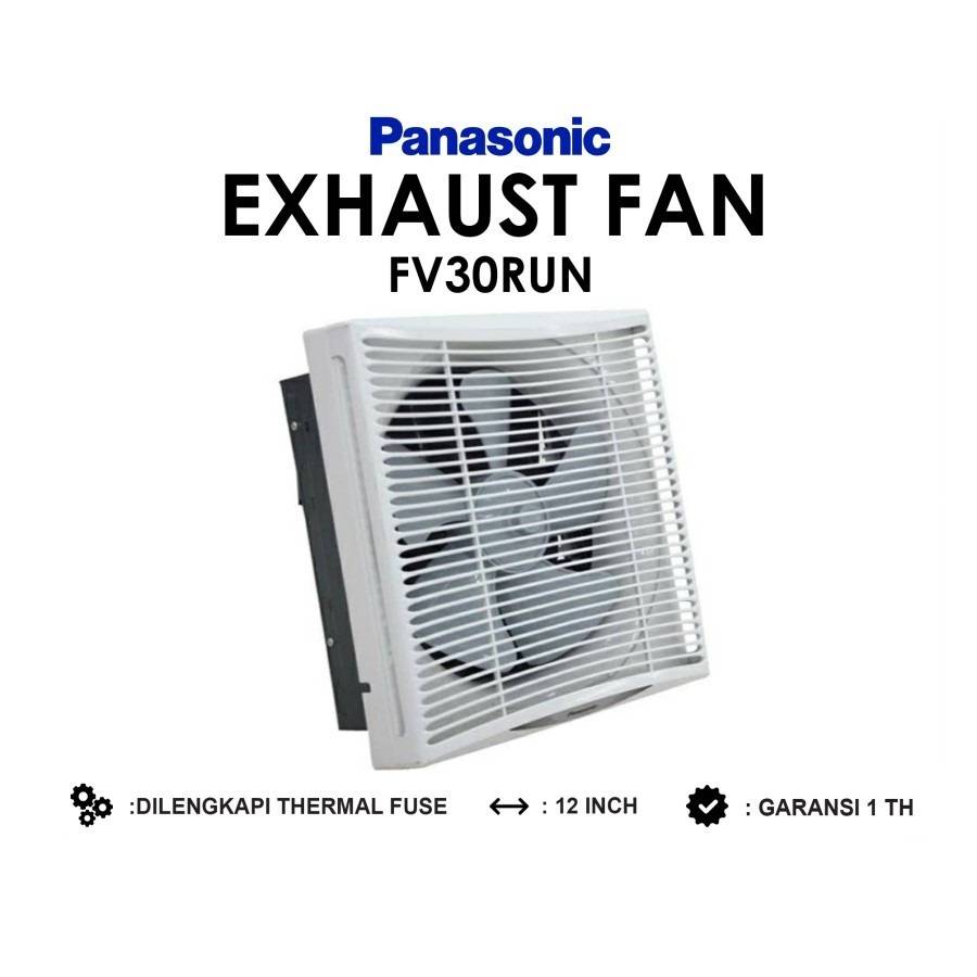 Panasonic FV-30RUN5 Exhaust Fan Dinding 12 Inch Kipas Ventilasi FV30RUN