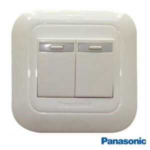 Panasonic Saklar Seri Saklar Double Ganda Putih Tanam WEJ78029W