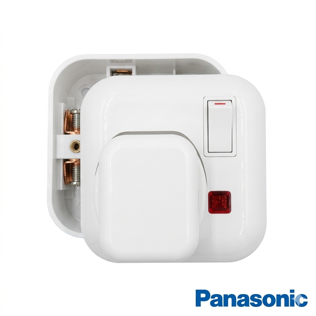 Panasonic Stop Kontak AC SET WBJ1214 – 3K Plug WEJ9111 Outbow WBJ6010