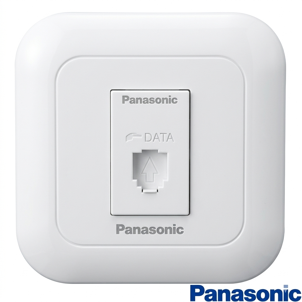 Panasonic WEJ2488 Outlet Data LAN CAT5E Putih Tanam Wide Series