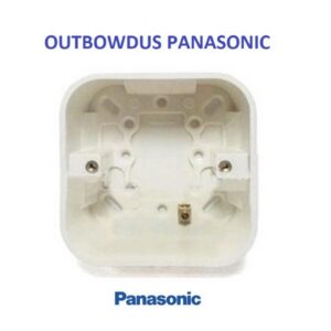 Panasonic WEJ6911W Outbow Dus Kotak Putih Rumah Saklar Tanam Tempel