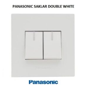 Panasonic WESJ78029W Saklar Double Style E Putih Tanam Ganda
