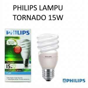 Philips Lampu Tornado 15W Putih Cool Daylight 15 Watt Spiral Original