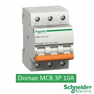 Schneider Electric New Domae MCB 3 Phase 10A 6kA Original - DOMF01310