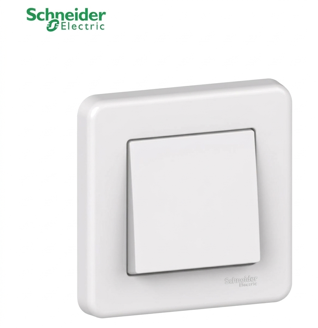 Schneider Leona Saklar 1 Gang 1 Arah LNA0100321 Putih Original