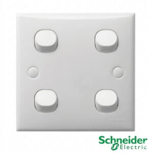 Schneider S-Classic Saklar 4 Gang 1 Arah E34_1_2AR_WE Putih Original