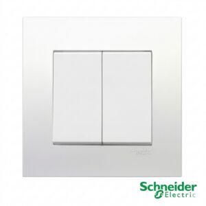 Schneider Vivace Saklar 2 Gang 1 Arah KB32_1_WE Putih Original