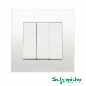 Schneider Vivace Saklar 3 Gang 1 Arah KB33_1_WE Putih Original