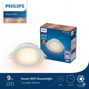 Philips Smart LED Wi-Fi Downlight 9W Tunable White Wiz Original 4 Inch
